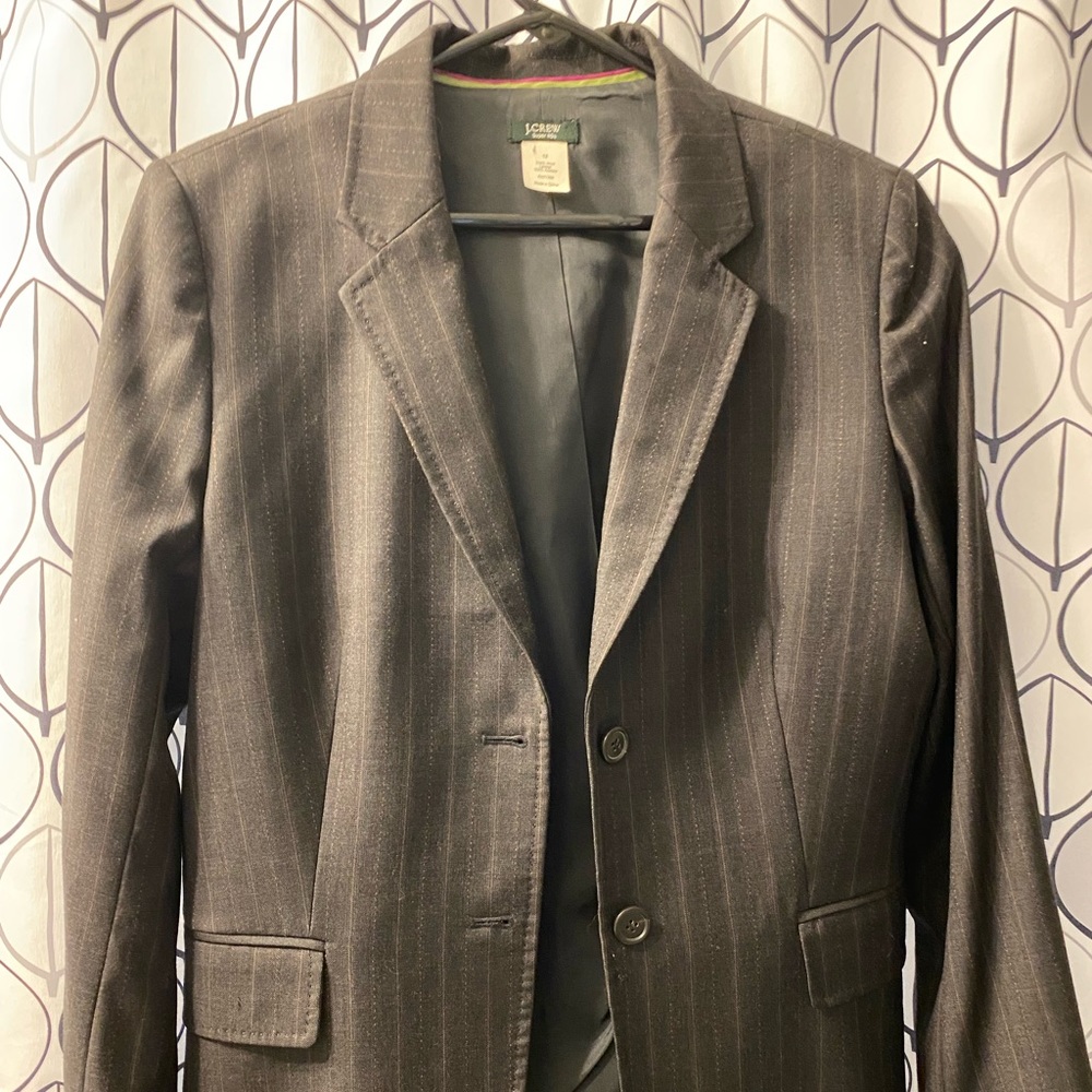 J. Crew women’s fitted business suit- please look at all pictures